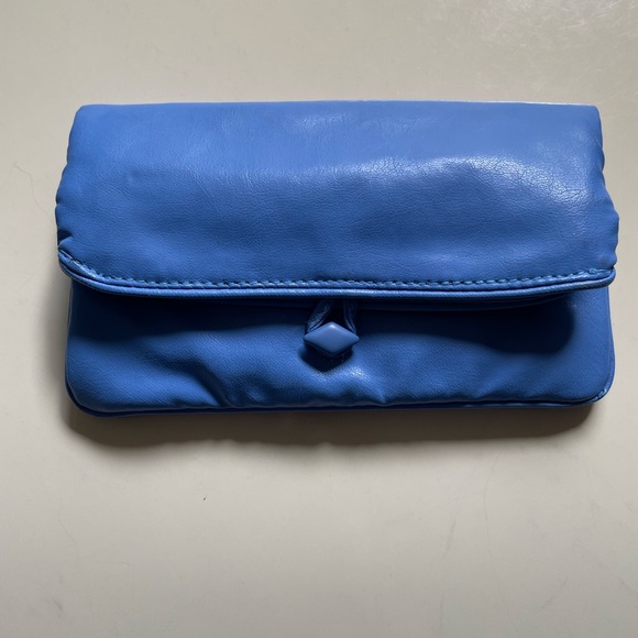 NWOT soft leather Foldover wallet/clutch bag - Picture 1 of 8